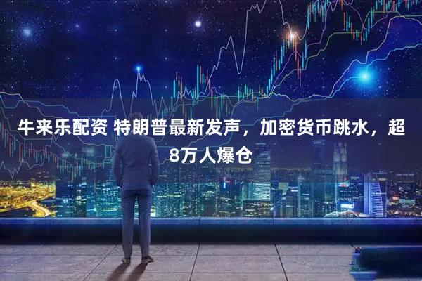 牛来乐配资 特朗普最新发声,加密货币跳水,超8万人爆仓